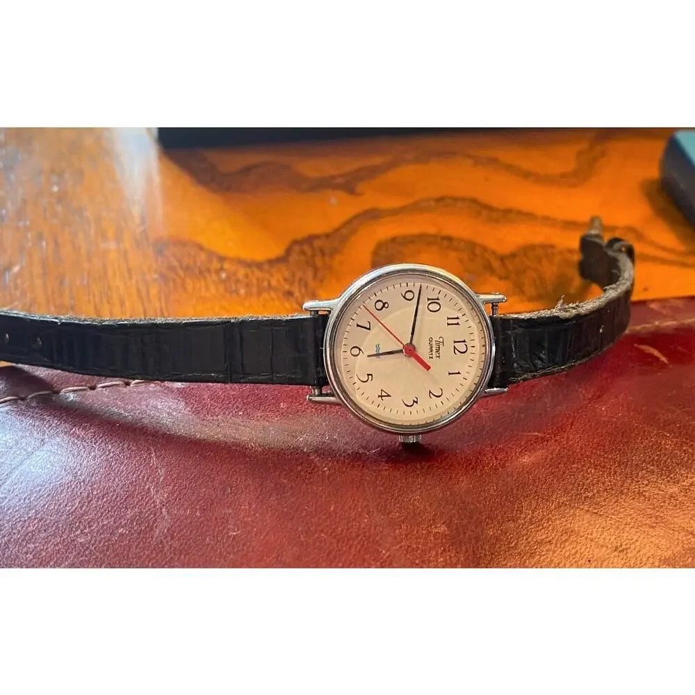 VTG Women's 23mm Silver Tone Timex Watch, Water Resistant
